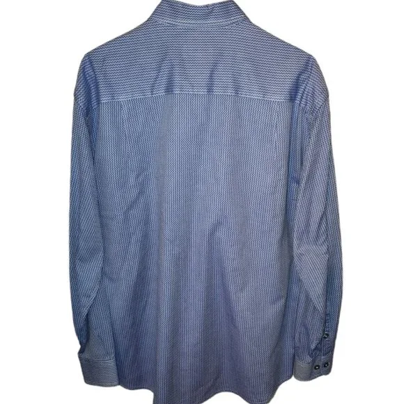 Zanella Blue Dress Shirt - Picture 2 of 4